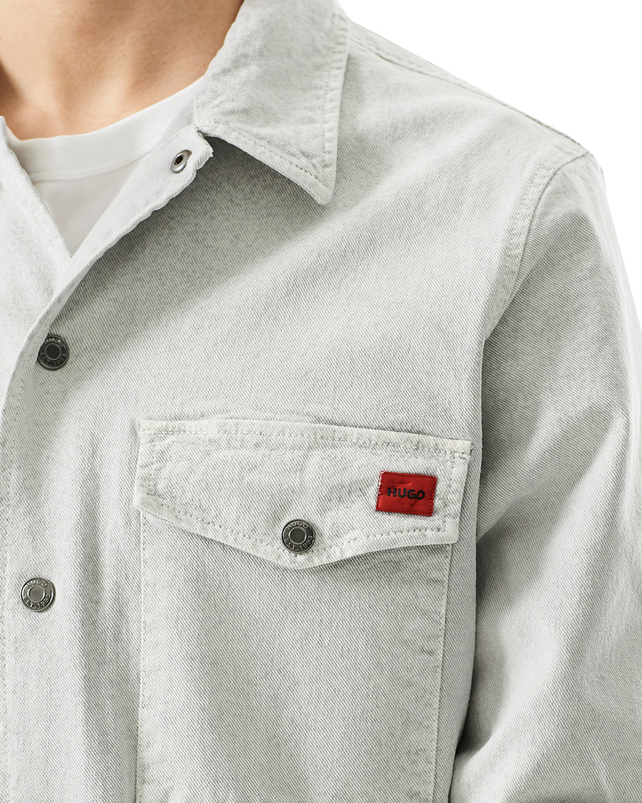 Homme | Chemises | HUGO | Enalu Overshirt Medium Grey