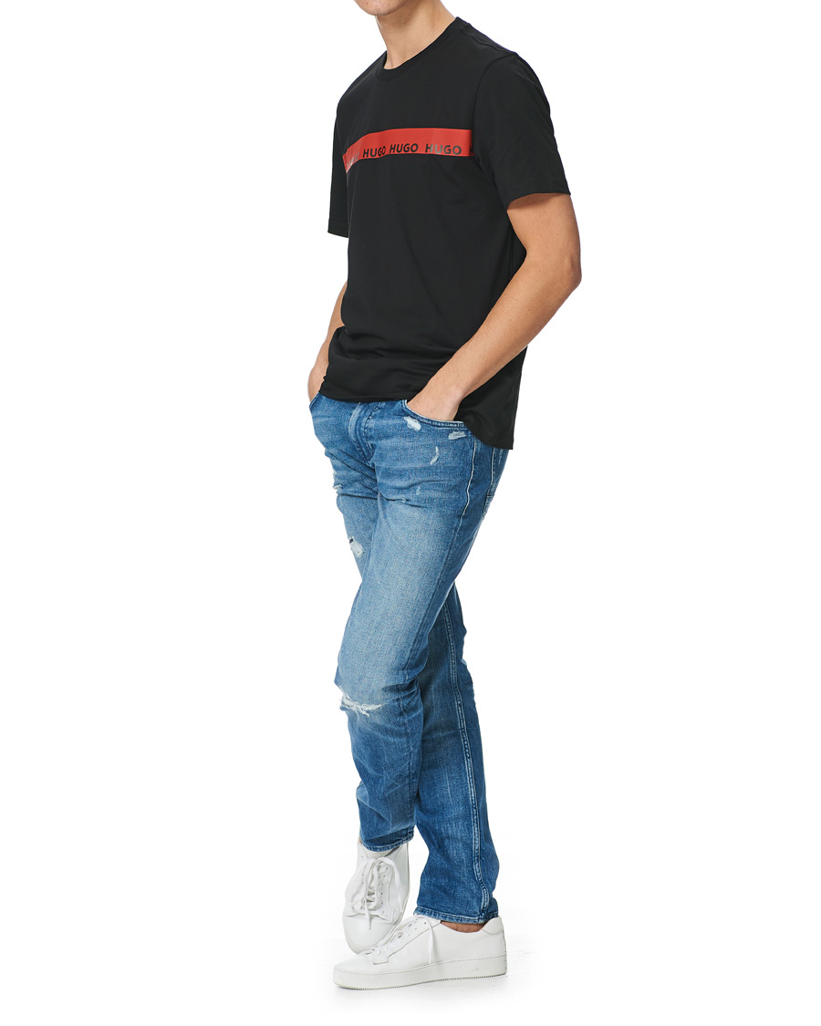 Homme | T-shirts | HUGO | Diziano Logo Crew Neck Tee Black