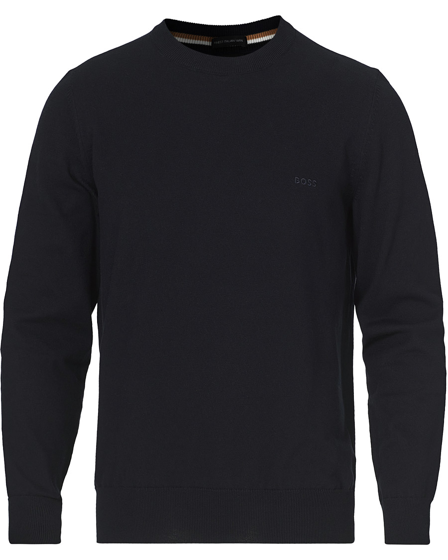 Homme | Pulls Et Tricots | BOSS BLACK | BOSS Pacas Knitted Pullover Dark Blue
