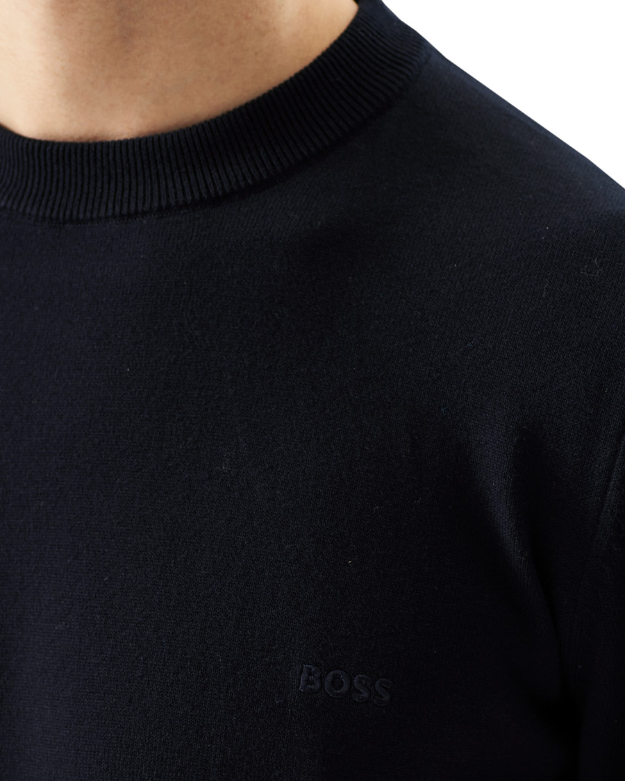 Homme | Pulls Et Tricots | BOSS BLACK | BOSS Pacas Knitted Pullover Dark Blue