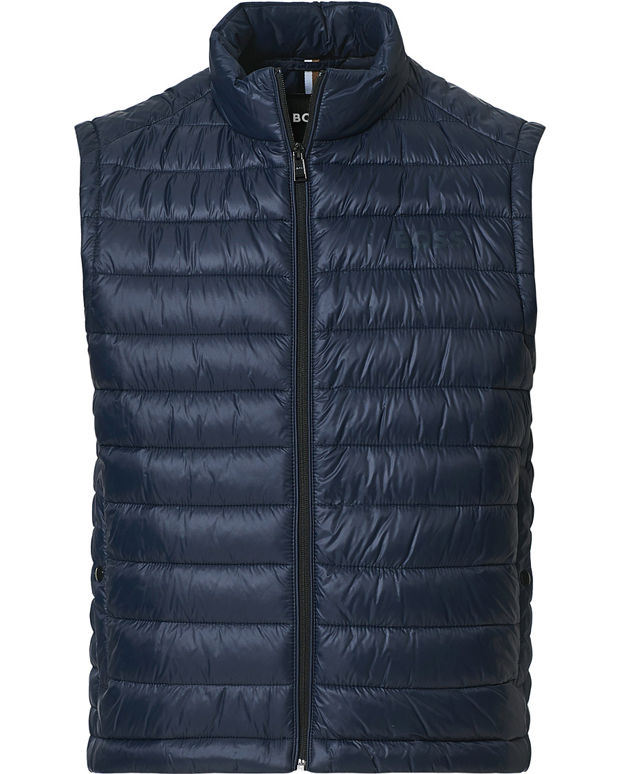 Heren | Gilets | BOSS BLACK | Calano Down Vest Dark Blue