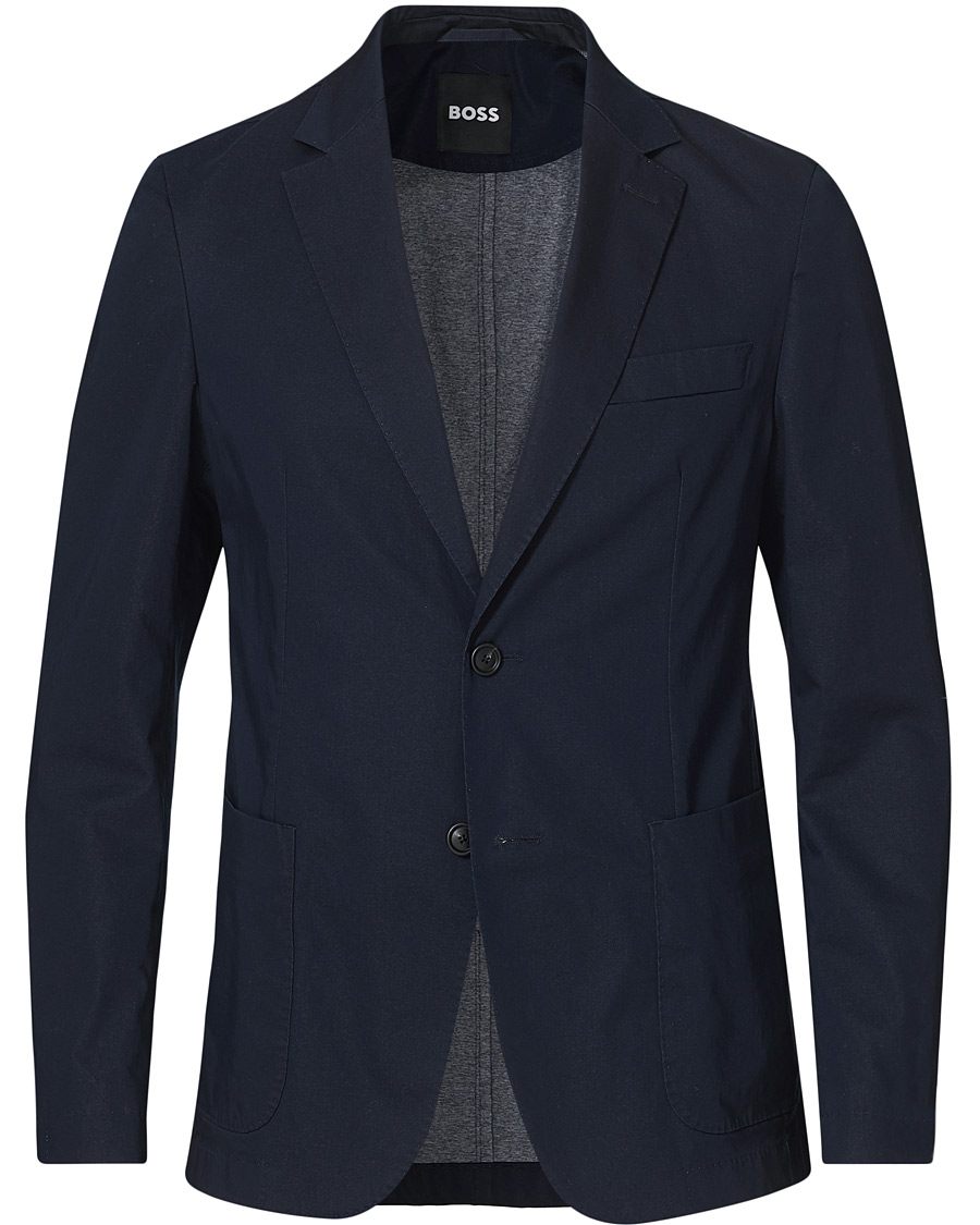 Heren | Blazers | BOSS BLACK | BOSS Hanry Cotton Blazer Dark Blue