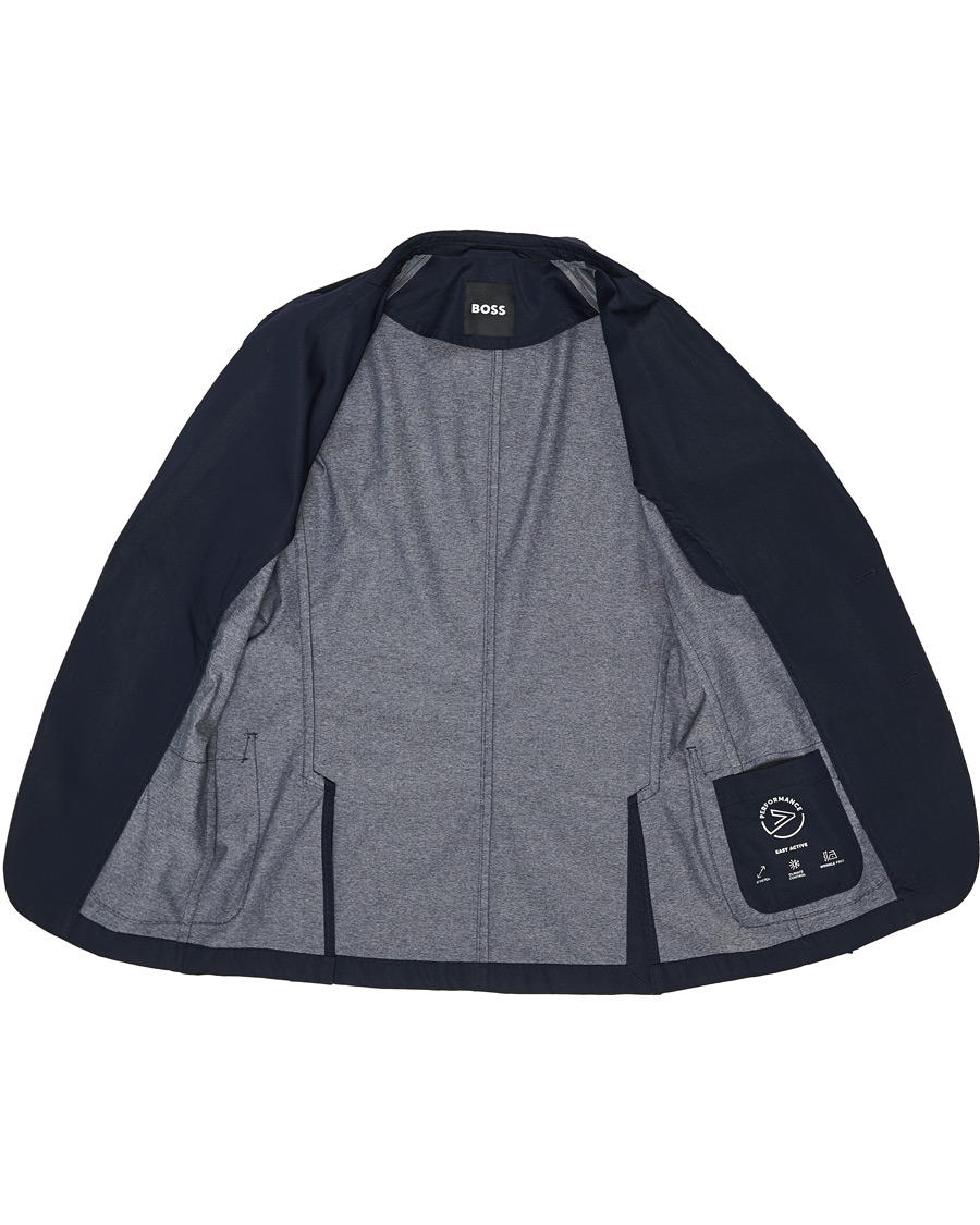 Heren | Blazers | BOSS BLACK | BOSS Hanry Cotton Blazer Dark Blue