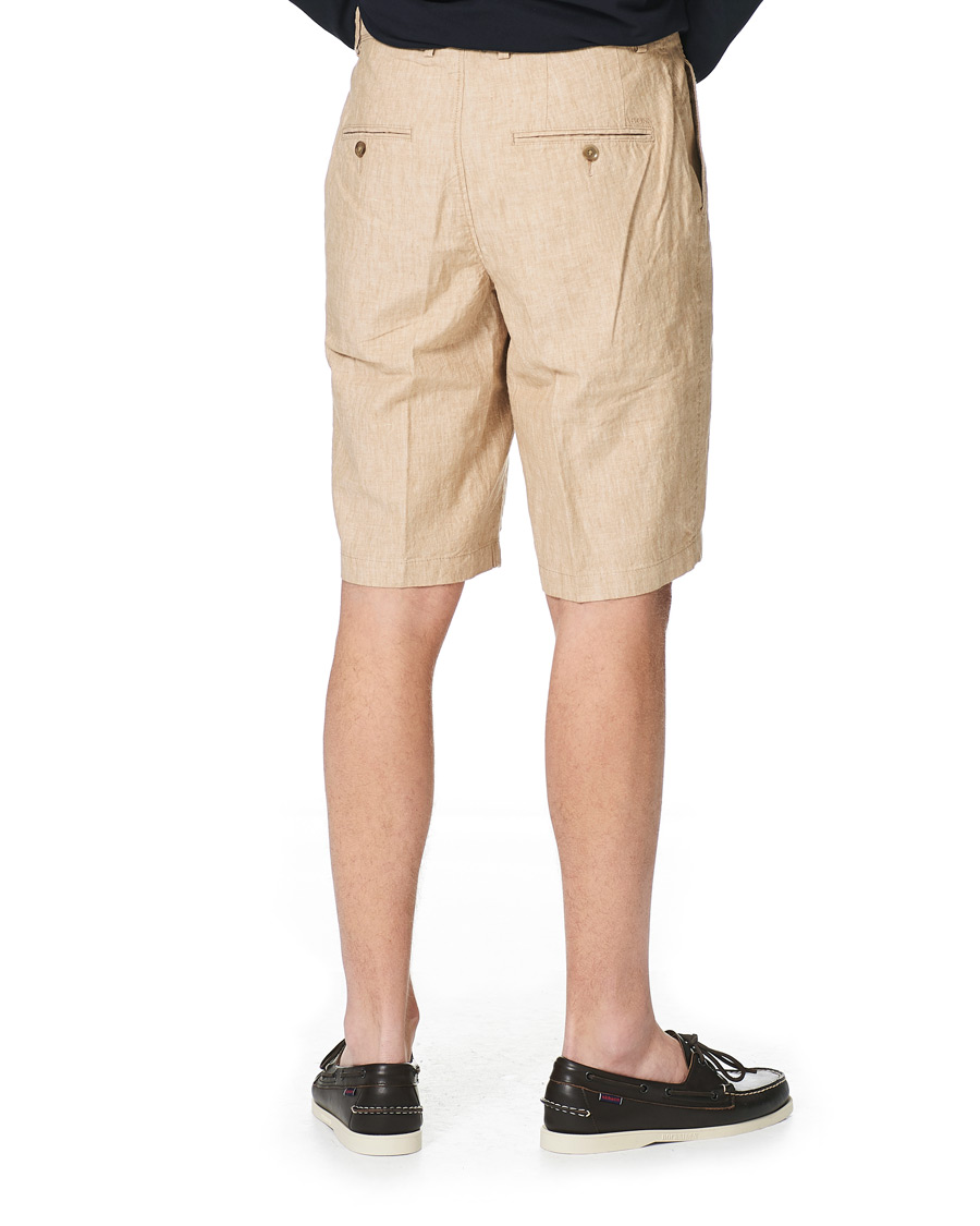 Homme | Shorts | BOSS BLACK | BOSS Rigan Linen Shorts Medium Beige