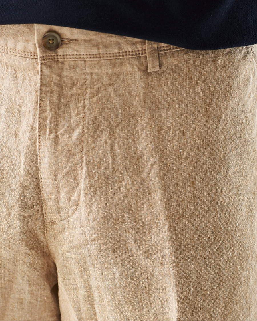 Homme | Shorts | BOSS BLACK | BOSS Rigan Linen Shorts Medium Beige