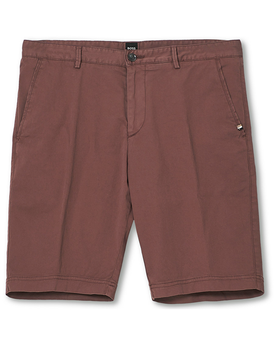 Homme | Shorts | BOSS BLACK | BOSS Slice Chino Shorts Dark Red