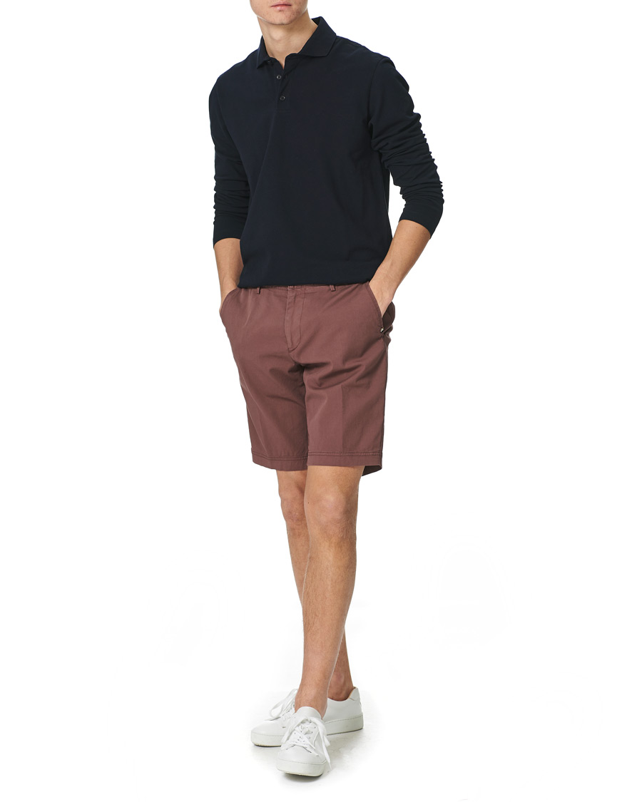 Homme | Shorts | BOSS BLACK | BOSS Slice Chino Shorts Dark Red