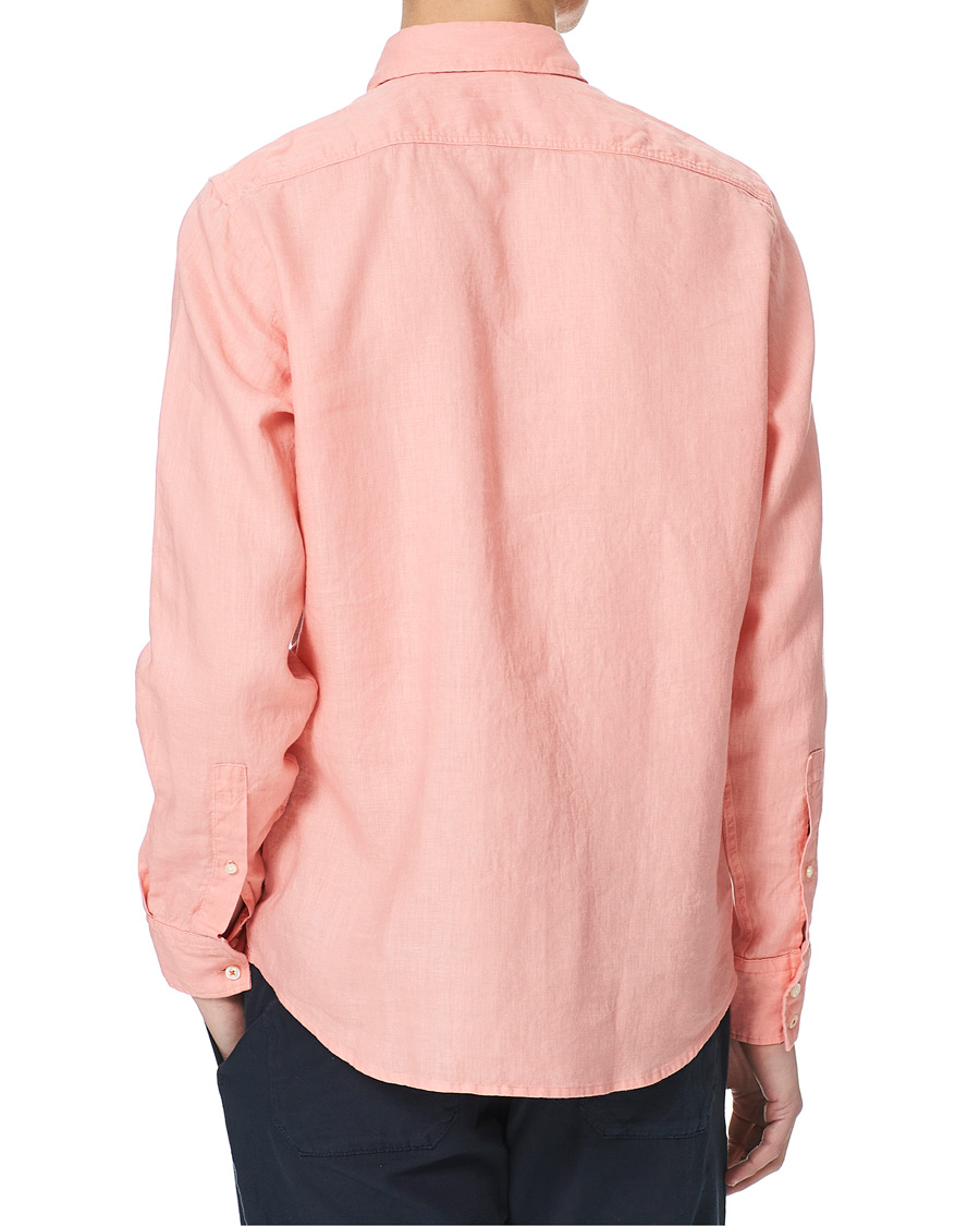 Homme | Chemises | BOSS ORANGE | BOSS Casual Relegent Linen Shirt Pastel Red