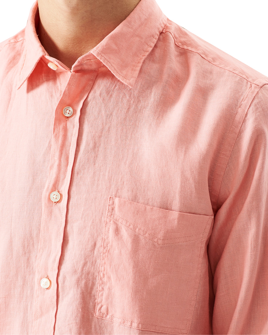 Homme | Chemises | BOSS ORANGE | BOSS Casual Relegent Linen Shirt Pastel Red