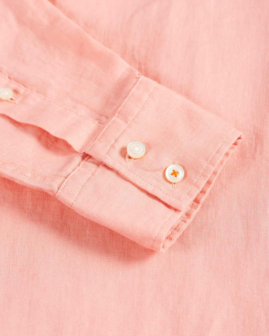 Homme | Chemises | BOSS ORANGE | BOSS Casual Relegent Linen Shirt Pastel Red