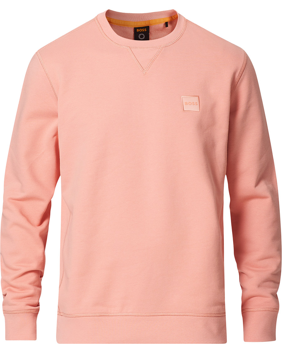 Homme | Pulls Et Tricots | BOSS ORANGE | BOSS Casual Westart Logo Sweatshirt Pastel Red