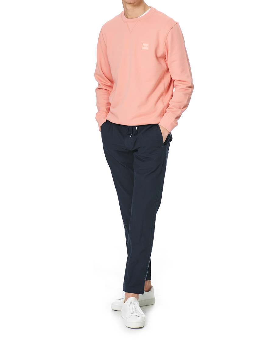 Homme | Pulls Et Tricots | BOSS ORANGE | BOSS Casual Westart Logo Sweatshirt Pastel Red