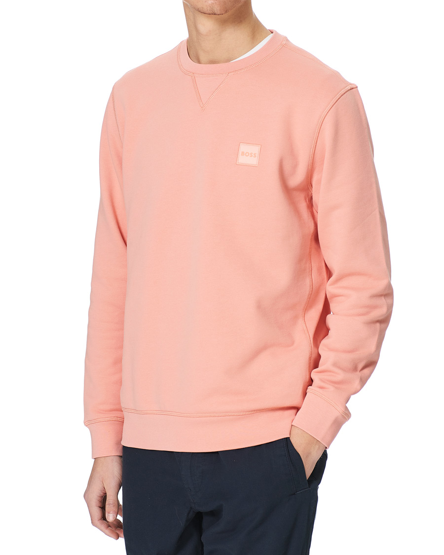 Homme | Pulls Et Tricots | BOSS ORANGE | BOSS Casual Westart Logo Sweatshirt Pastel Red