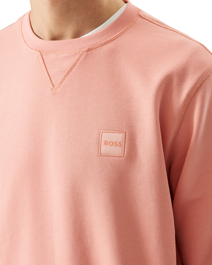 Homme | Pulls Et Tricots | BOSS ORANGE | BOSS Casual Westart Logo Sweatshirt Pastel Red