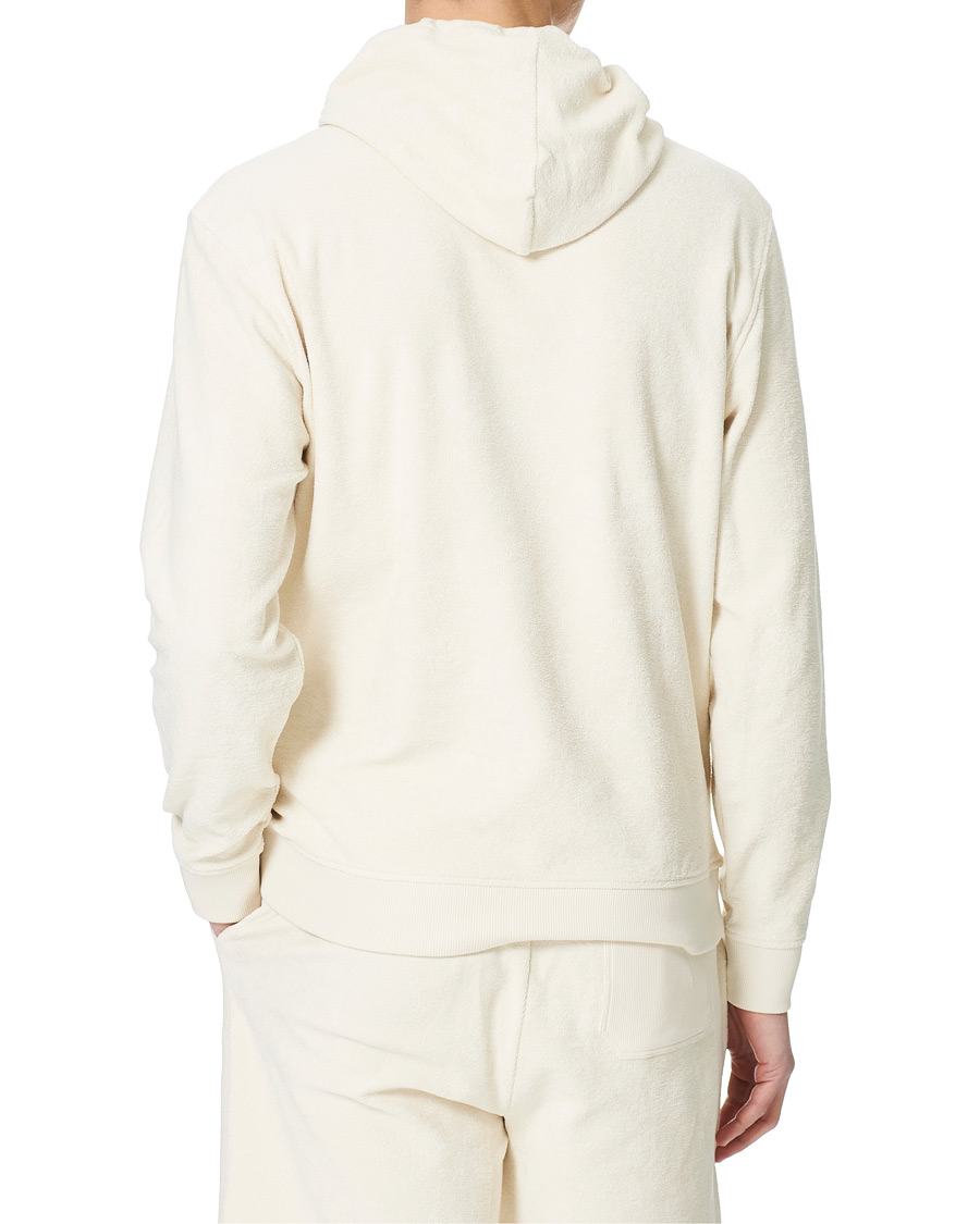 Heren | Truien | BOSS ORANGE | BOSS Casual Wetowel Terry Hoodie Open White