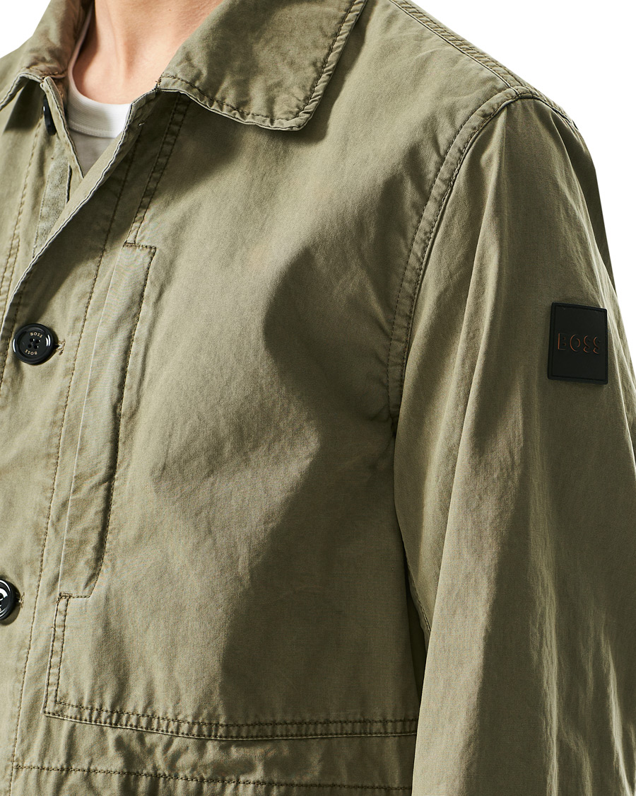 Homme | Manteaux Et Vestes | BOSS ORANGE | BOSS Casual Osmar Field Jacket Open Green