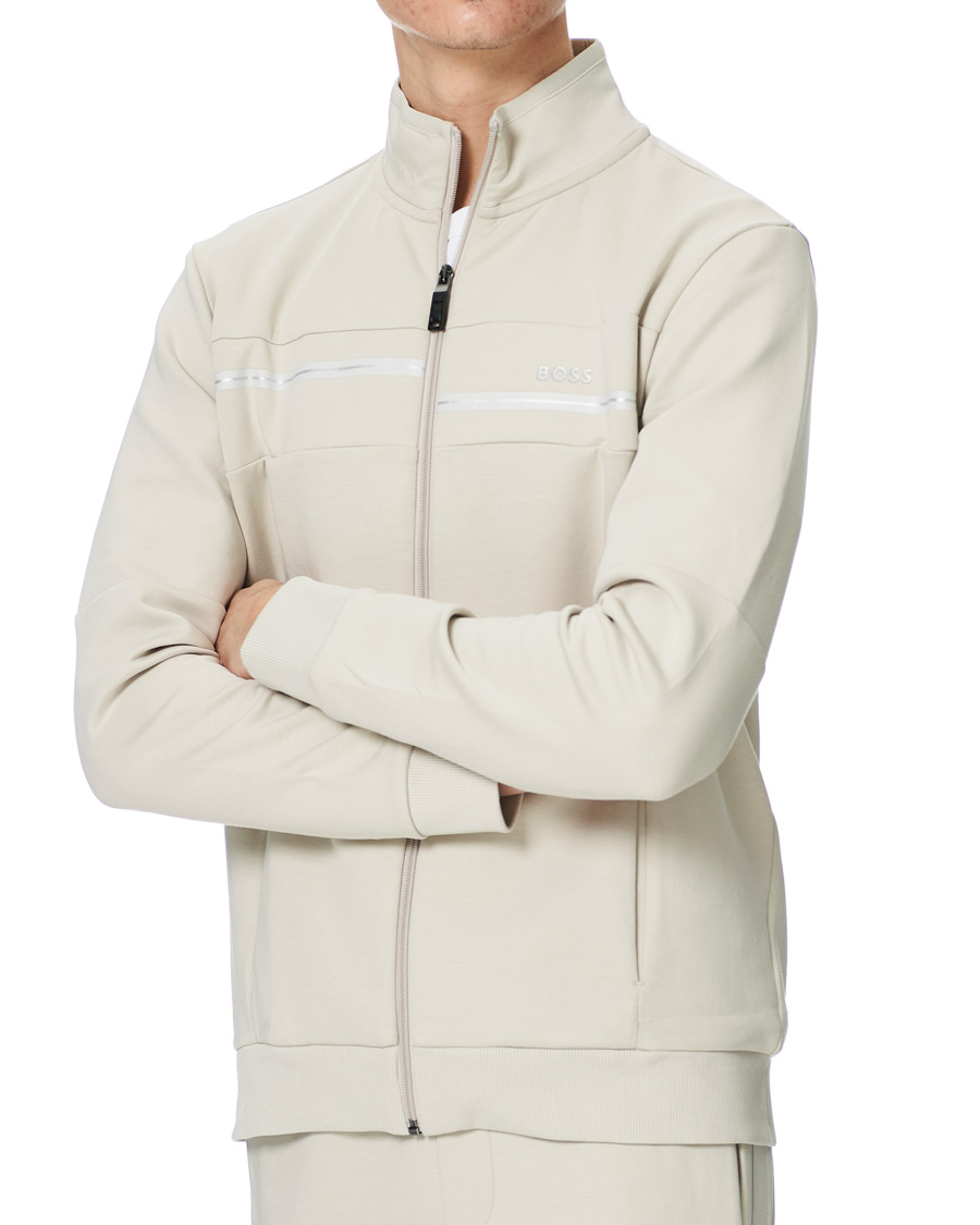 Homme | Pulls Et Tricots | BOSS GREEN | BOSS Athleisure Skaz Full Zip Light Beige