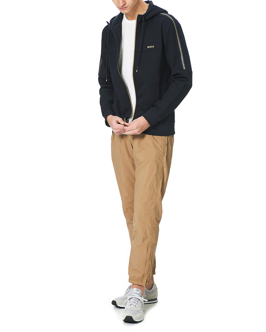Heren | Truien | BOSS GREEN | BOSS Athleisure Saggy Full Zip Hoodie Dark Blue
