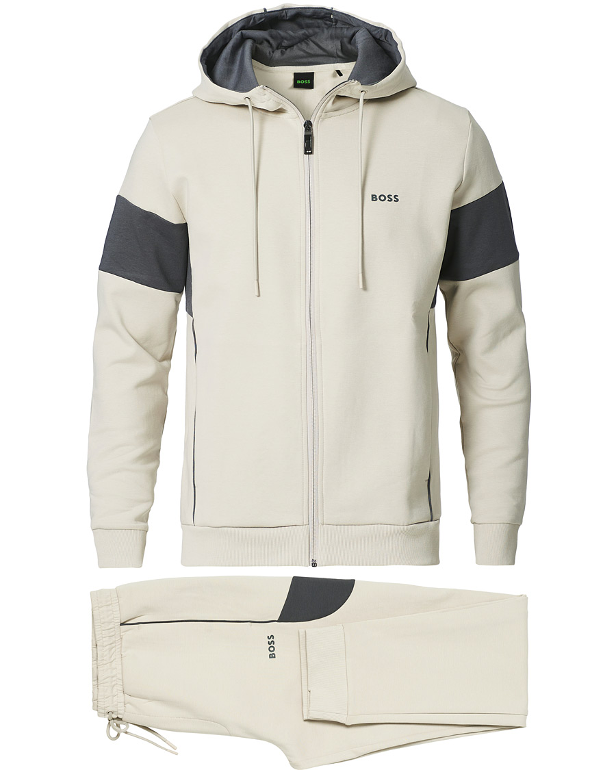 Homme | Pulls Et Tricots | BOSS GREEN | BOSS Athleisure Tracksuit Set Light Beige