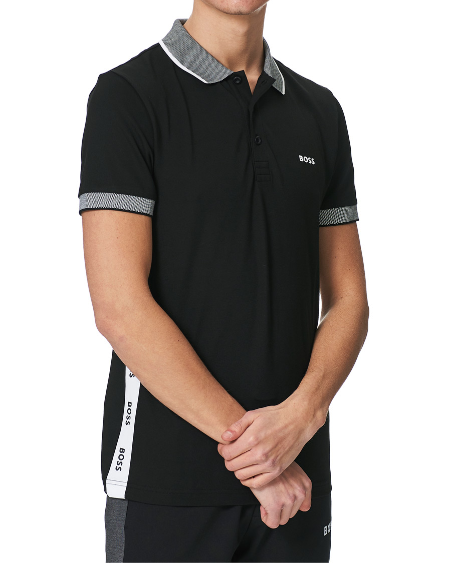 Heren | Polo's | BOSS GREEN | BOSS Athleisure Paule Logo Polo Black