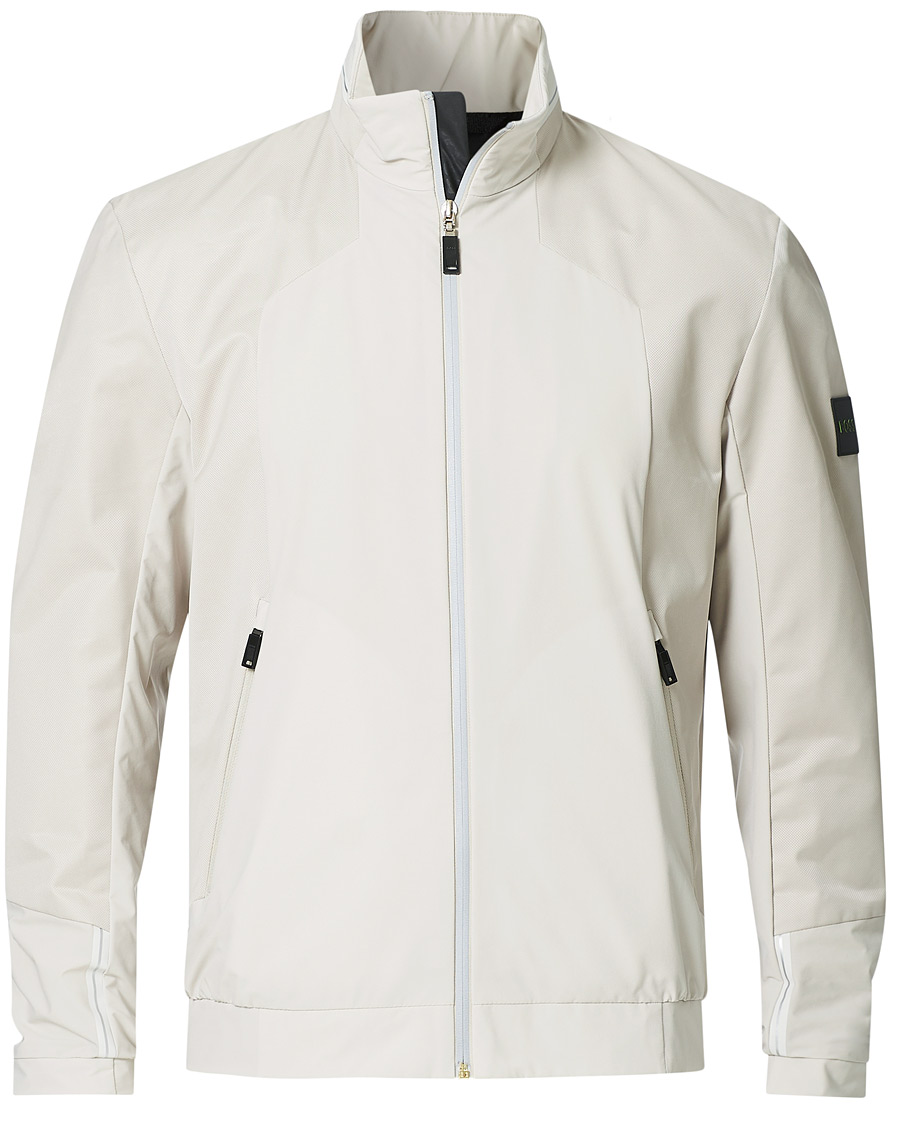 Homme | Manteaux Et Vestes | BOSS GREEN | BOSS Athleisure Furio Taped Logo Jacket Light Beige