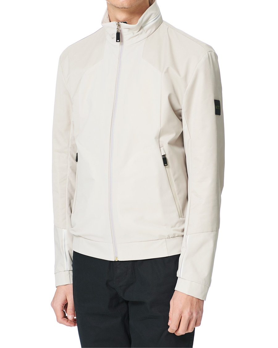 Homme | Manteaux Et Vestes | BOSS GREEN | BOSS Athleisure Furio Taped Logo Jacket Light Beige