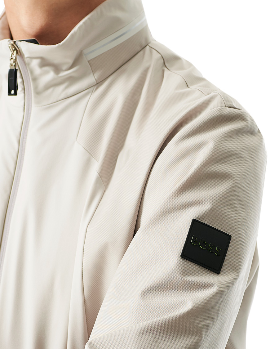 Homme | Manteaux Et Vestes | BOSS GREEN | BOSS Athleisure Furio Taped Logo Jacket Light Beige