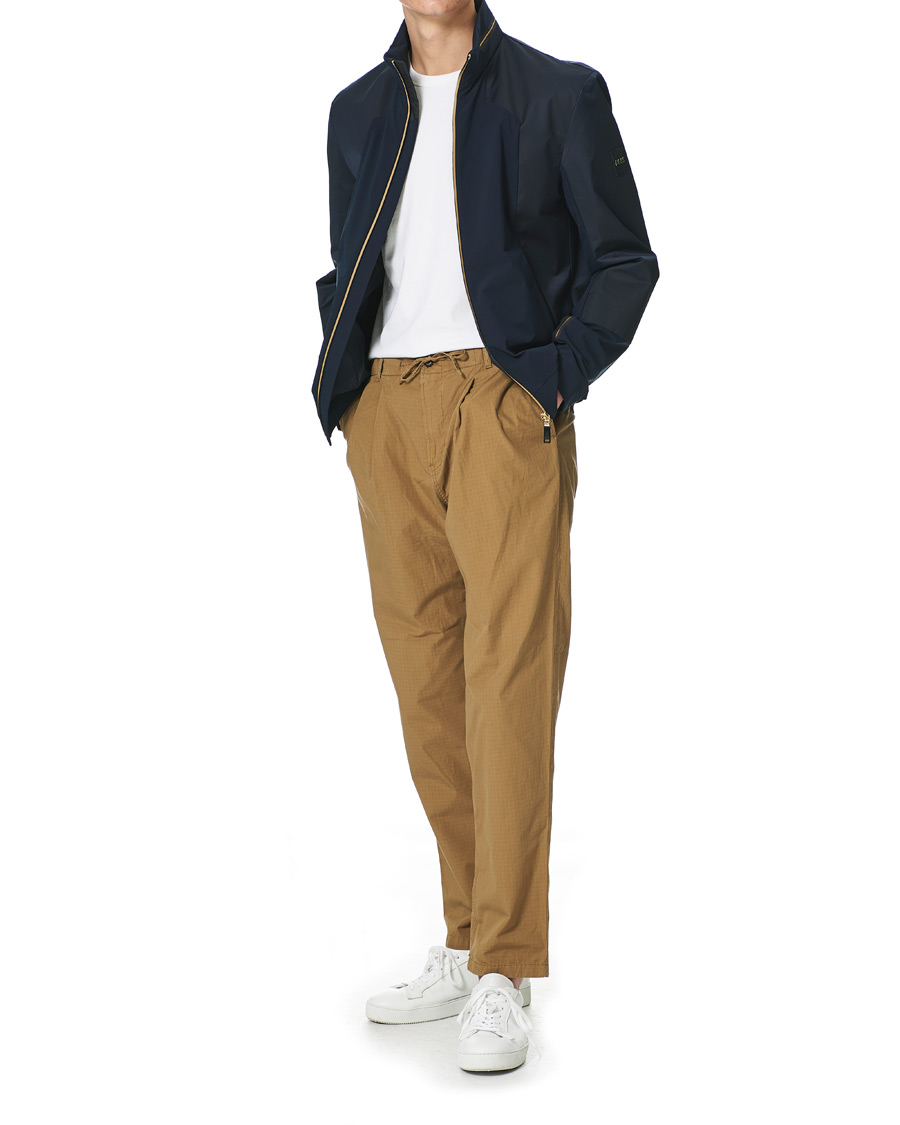 Homme | Manteaux Et Vestes | BOSS GREEN | BOSS Athleisure Furio Taped Logo Jacket Dark Blue