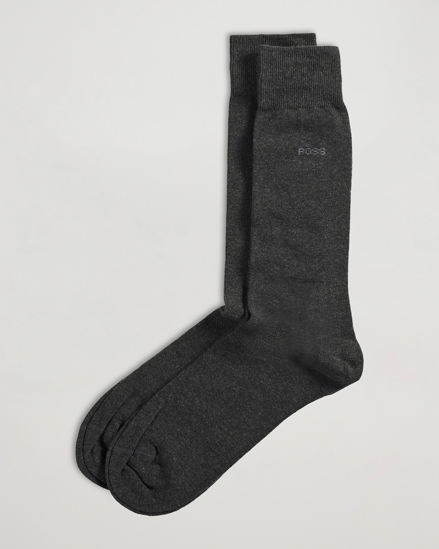 Heren | Ondergoed | BOSS BLACK | 2-Pack RS Uni Socks Grey