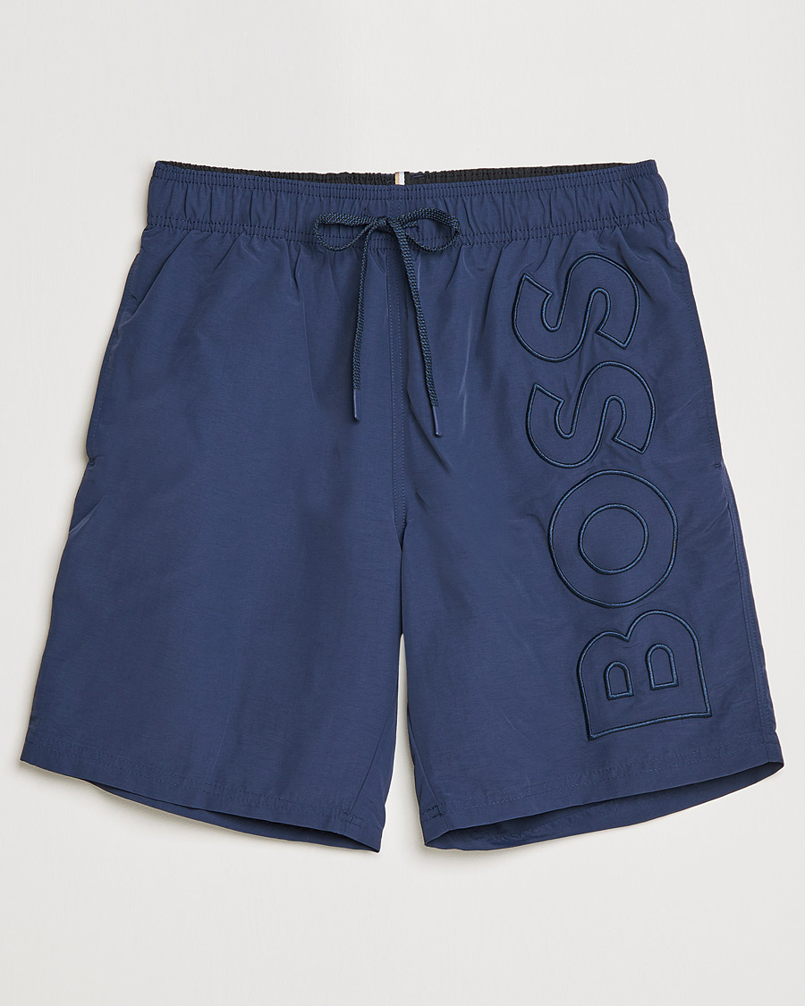 Heren | Zwembroek | BOSS BLACK | Whale Swimshorts Navy