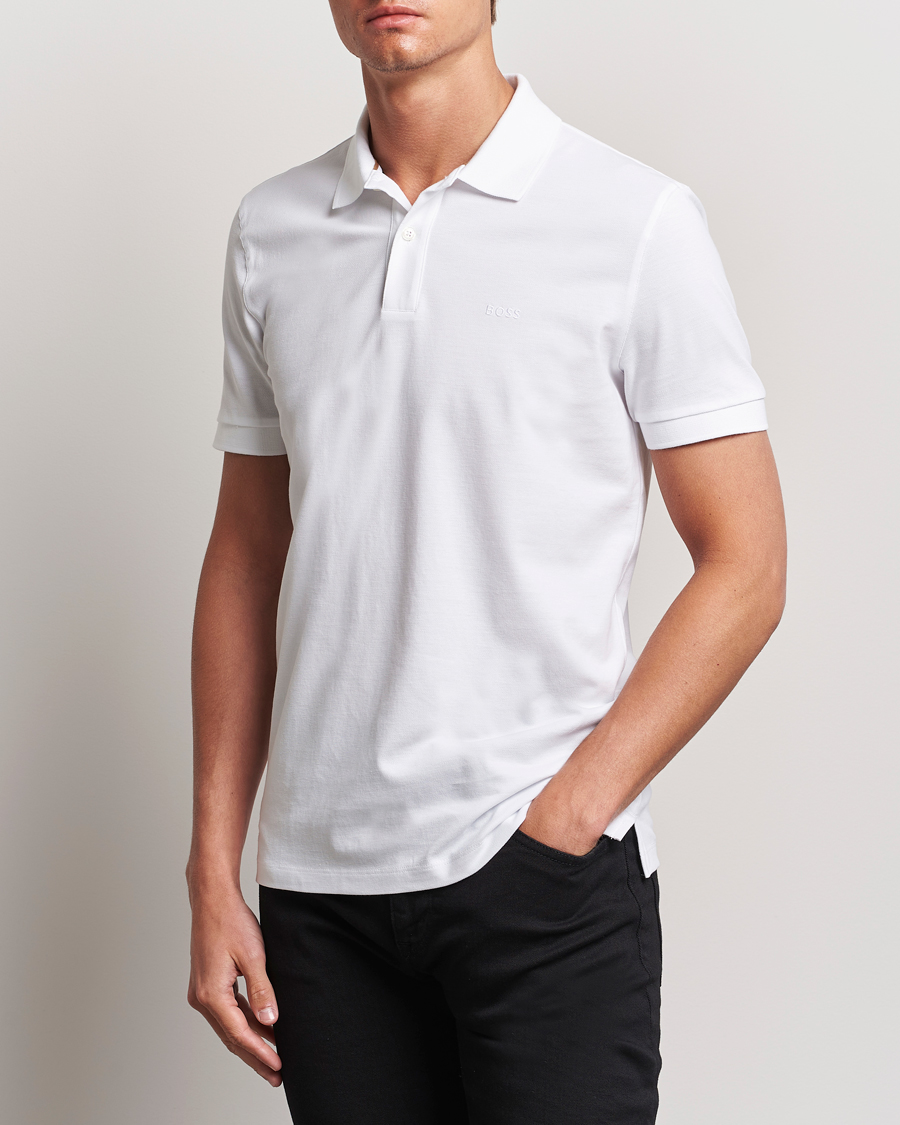 Homme | Polos | BOSS BLACK | Pallas Polo White