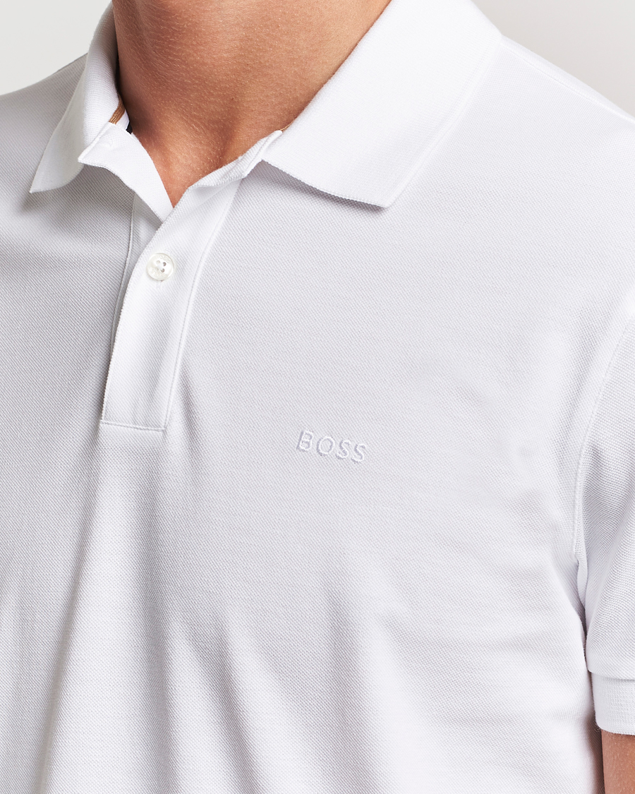 Homme | Polos | BOSS BLACK | Pallas Polo White