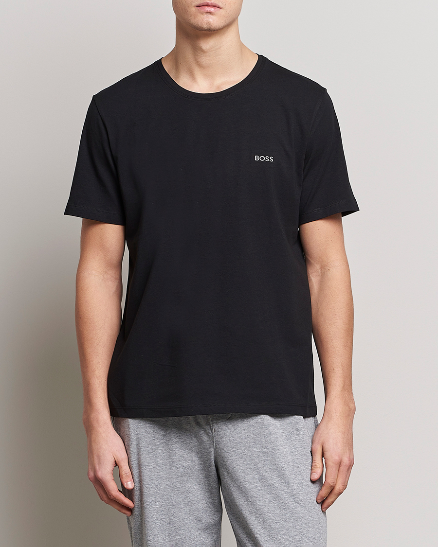 Homme | T-shirts | BOSS BLACK | Loungewear Small Logo Tee Black