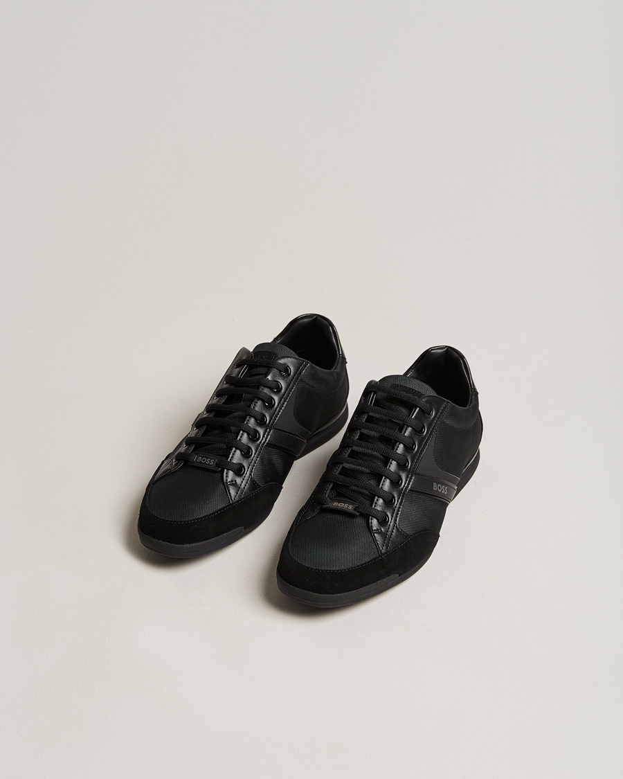 Homme | Saturn Low Sneaker Black | BOSS GREEN | Saturn Low Sneaker Black