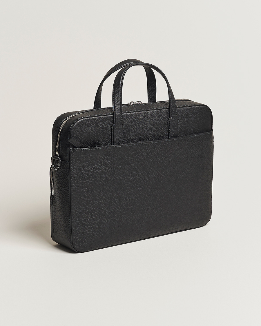 Heren | Tassen | BOSS BLACK | Crosstown Computer Leather Bag Black