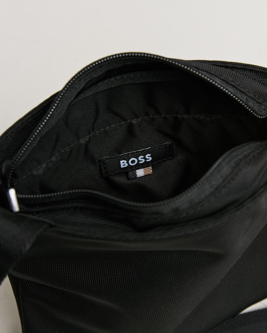 Heren | Catch Zip Shoulder Bag Black | BOSS BLACK | Catch Zip Shoulder Bag Black