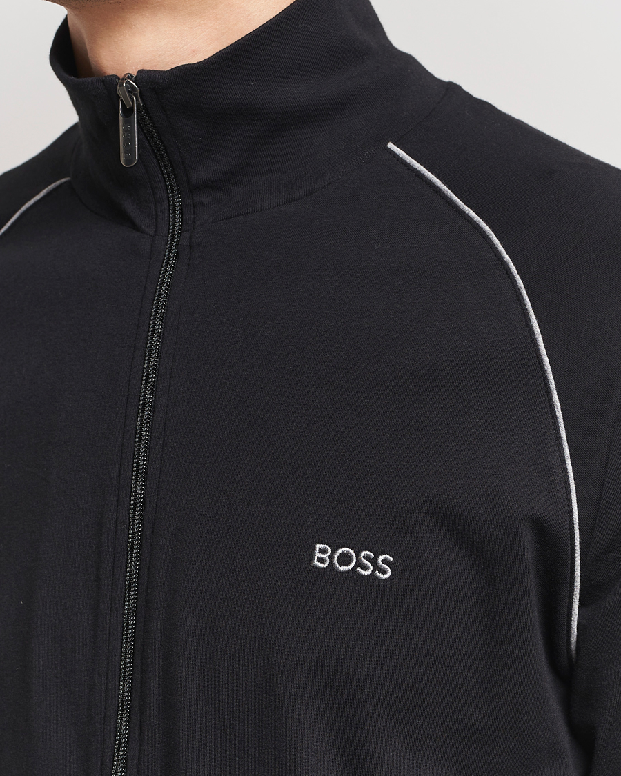 Heren | Truien | BOSS BLACK | Mix & Match Full Zip Jacket Black