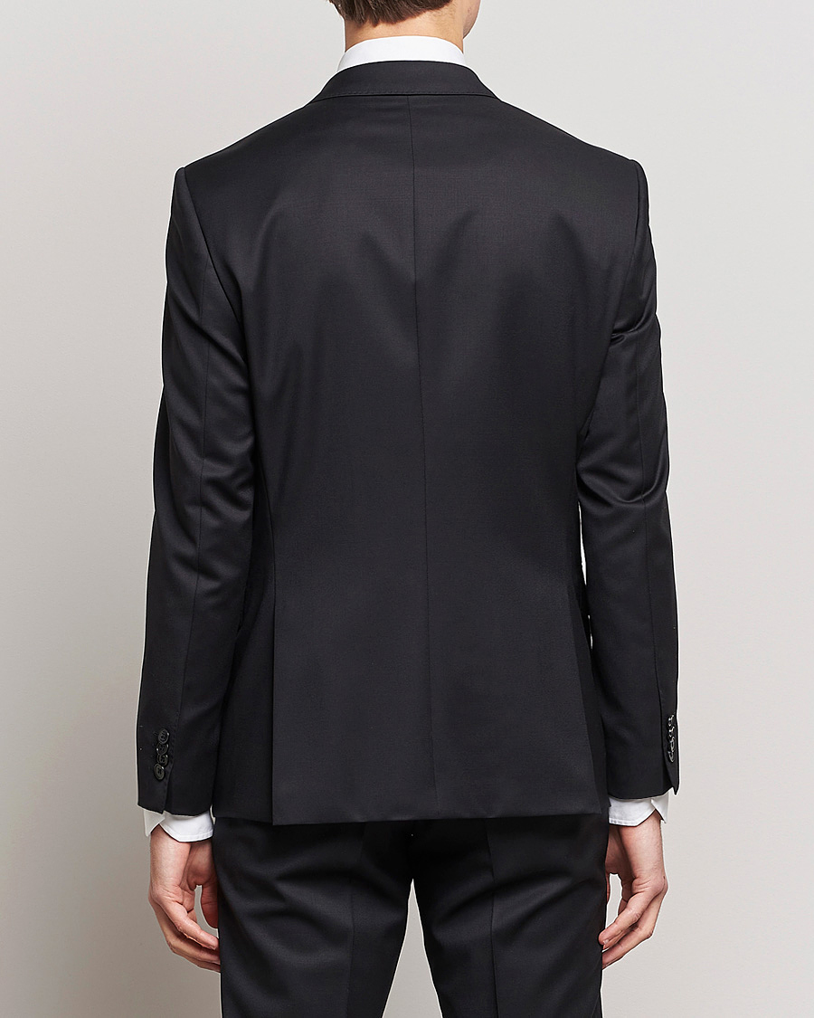 Heren | Blazers | BOSS BLACK | Huge Slim Fit Wool Blazer Black