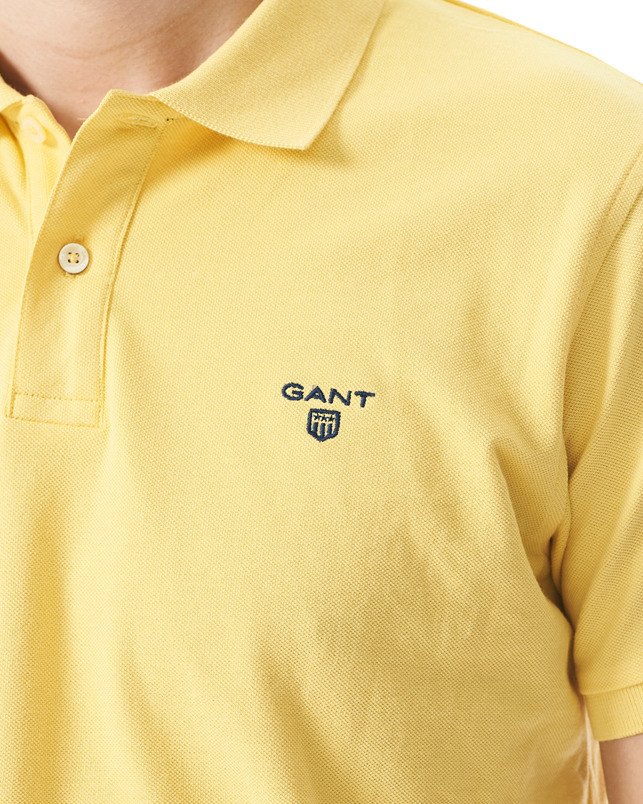 Homme | Polos | GANT | The Summer Polo Banana Yellow