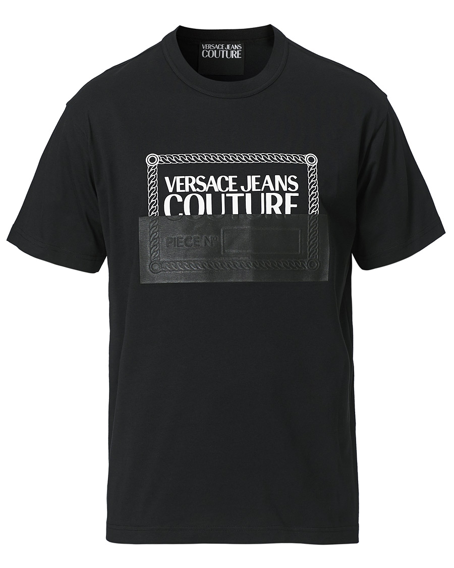 Heren | T-shirts | Versace Jeans Couture | Piece Nr Tape T-Shirt Black