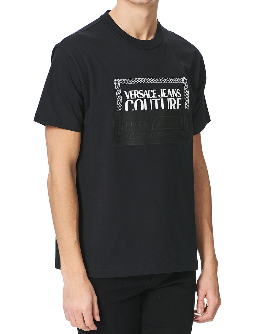 Heren | T-shirts | Versace Jeans Couture | Piece Nr Tape T-Shirt Black