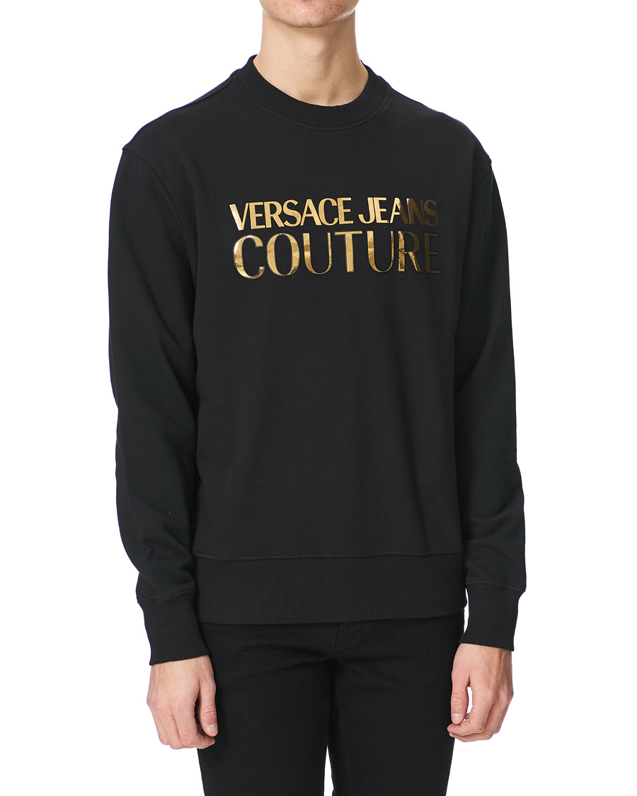 Heren | Truien | Versace Jeans Couture | Logo Mirror Sweatshirt Black