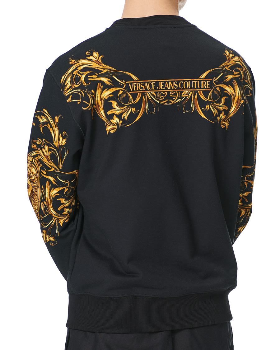 Heren | Truien | Versace Jeans Couture | Baroque Sun Sweatshirt Black