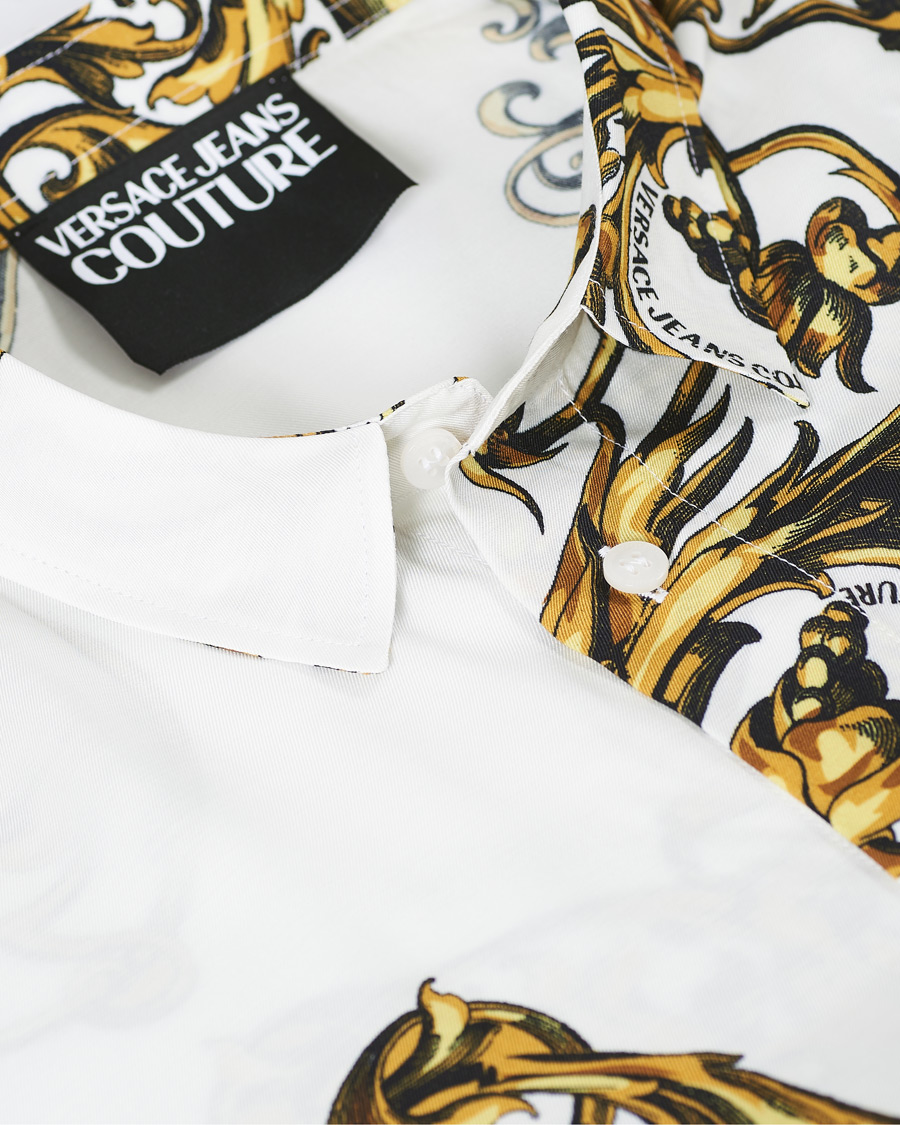 Homme | Chemises | Versace Jeans Couture | Garland Print Shirt White