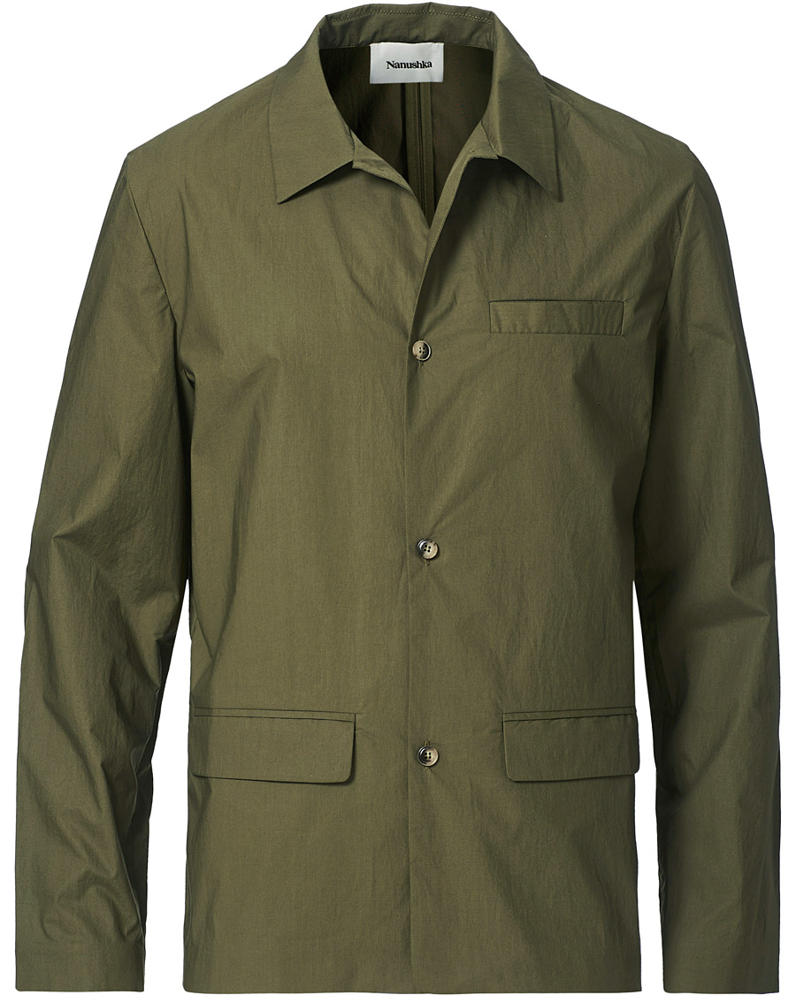 Homme | Chemises | Nanushka | Light Poplin Overshirt Olive