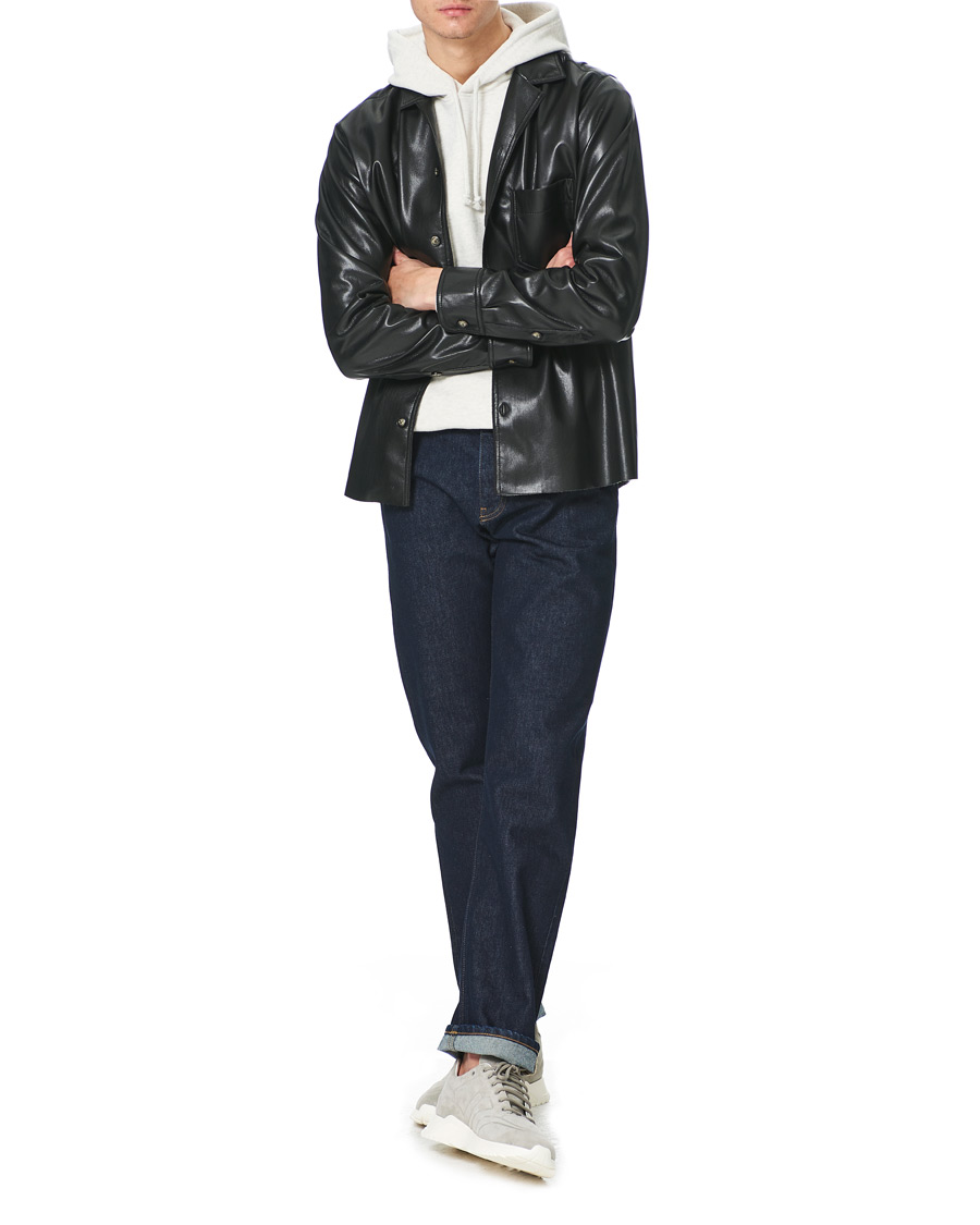 Homme | Manteaux Et Vestes | Nanushka | Vegan Leather Shirt Jacket Black