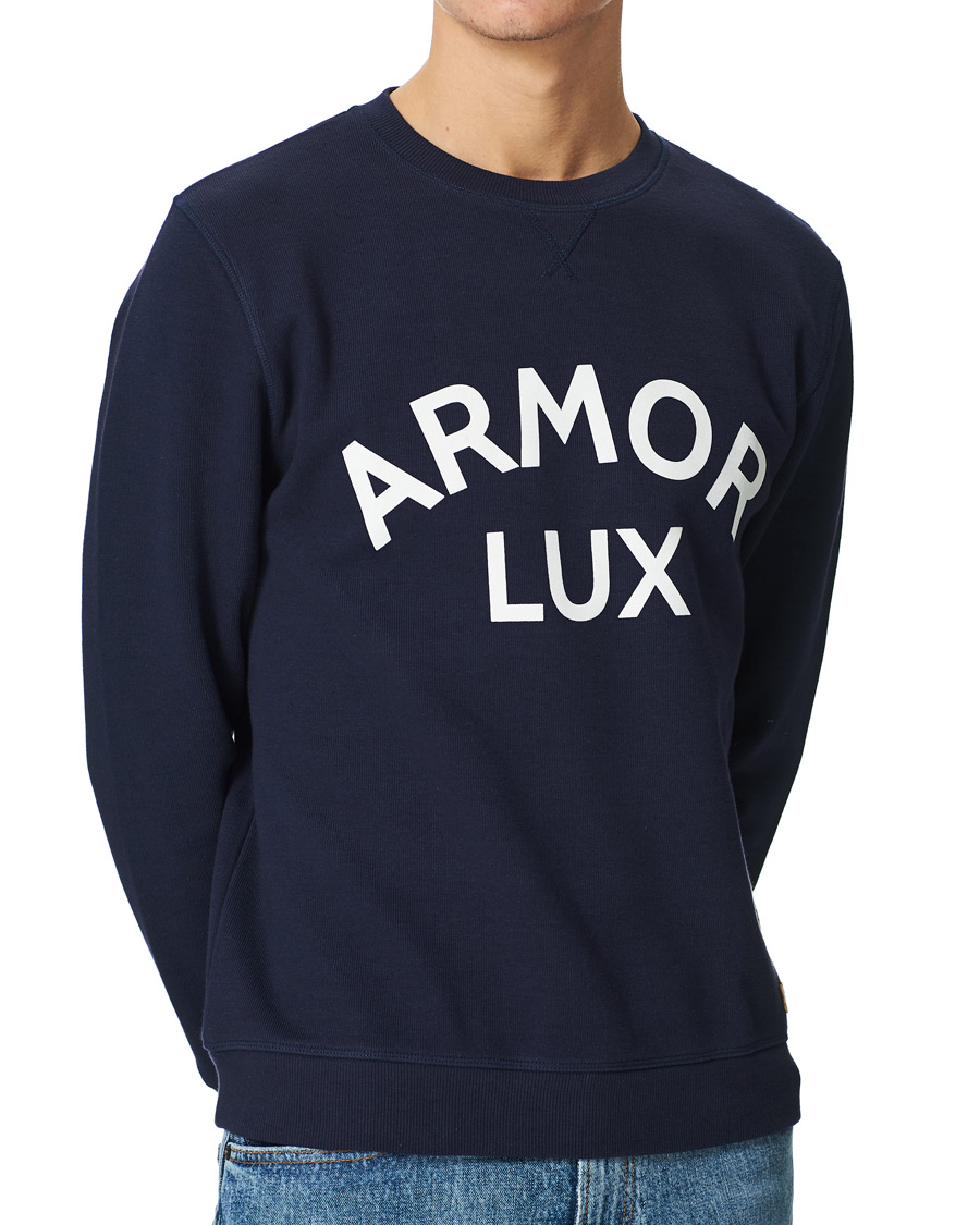 Homme | Pulls Et Tricots | Armor-lux | Heritage Bio Sweatshirt Navy