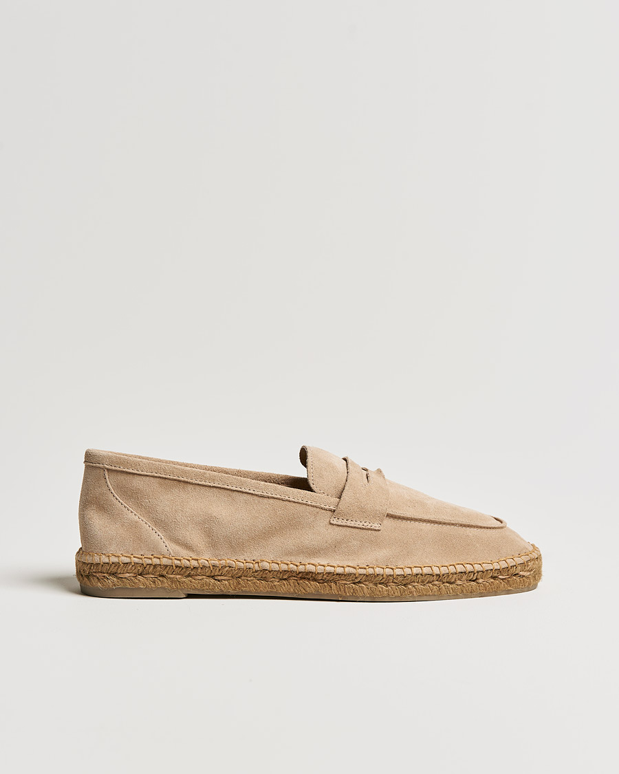 Homme | Castañer Nacho Casual Suede Loafers Sand | Castañer | Nacho Casual Suede Loafers Sand