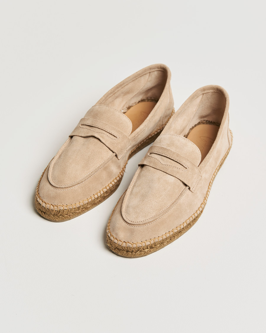 Homme | Castañer Nacho Casual Suede Loafers Sand | Castañer | Nacho Casual Suede Loafers Sand