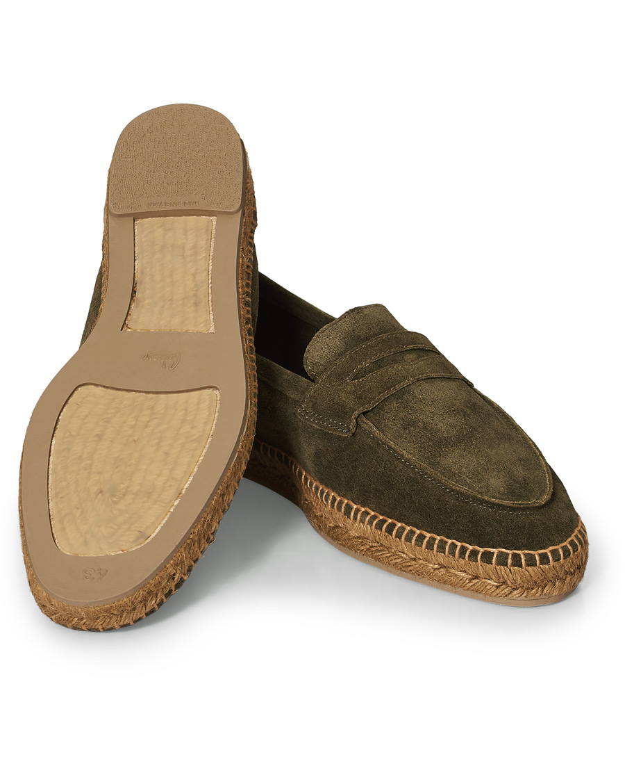 Homme | Castañer Nacho Casual Suede Loafers Musgo | Castañer | Nacho Casual Suede Loafers Musgo